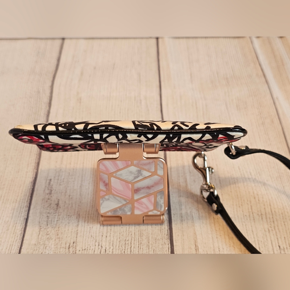 Coach Poppy Daisy Floral Graffiti Wristlet - Picture 5 of 6